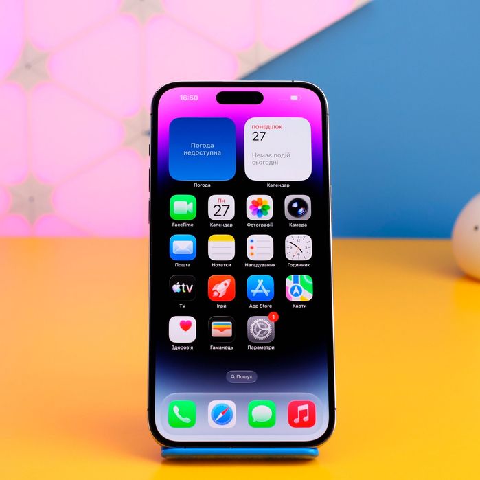 Смартфон Apple iPhone 14 Pro Max 128GB Deep (164518) Б/У З ГАРАНТІЄЮ