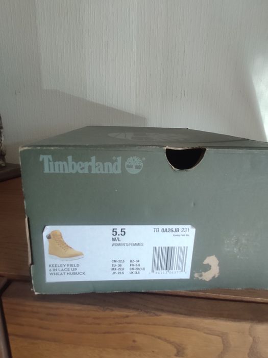 Timberland skórzane buty