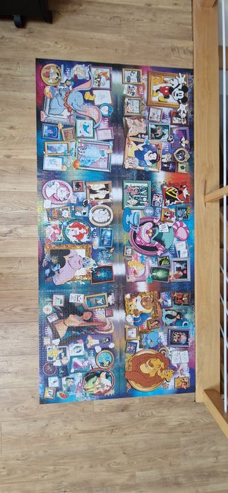 Puzzle 9000 elementów Trefl limited edition Disney 6x 1500 panorama