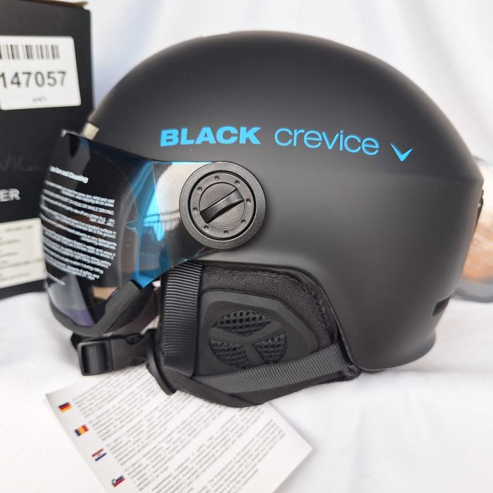 Kask narciarski Black Crevice Arlberg Black Blue Matt S/M 54-57cm
