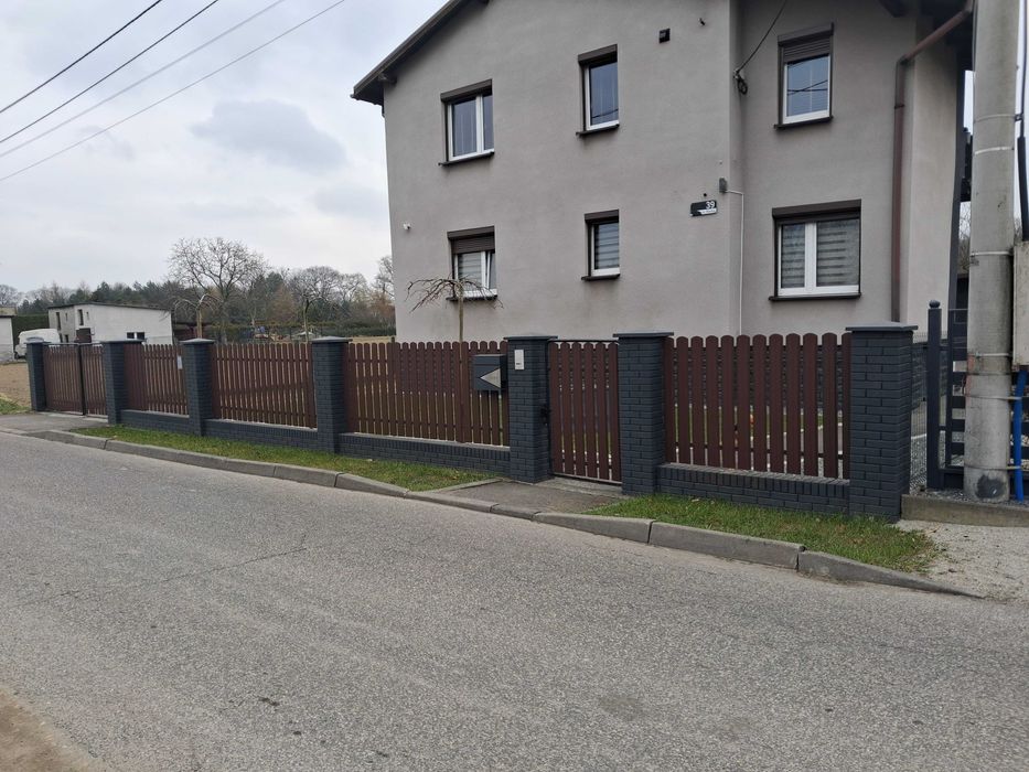 Ogrodzenie, płot, brama furtka, słupki
