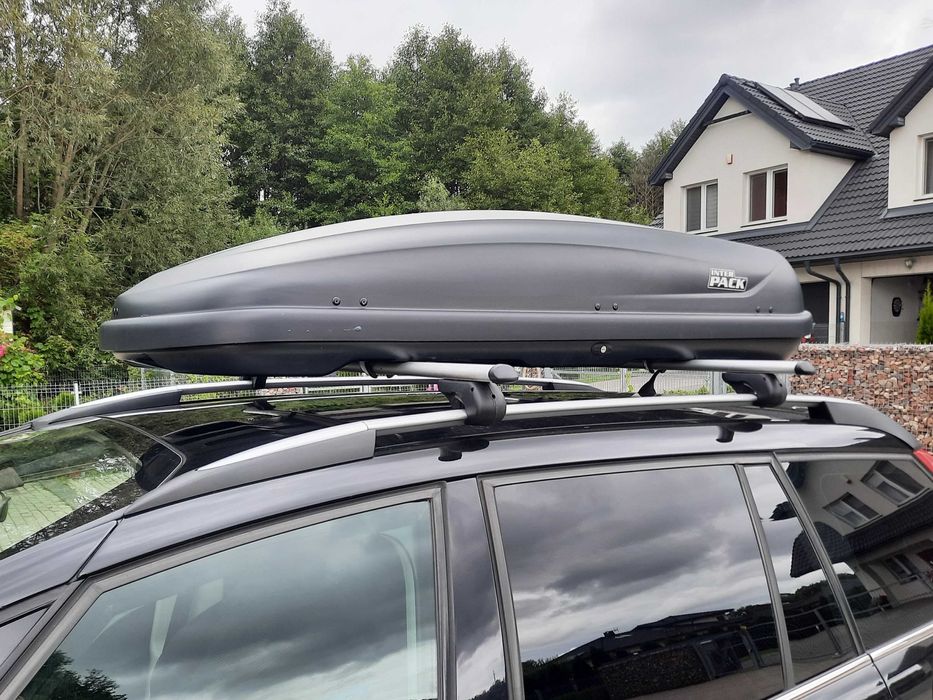 Box dachowy boks bagażnik 2-stronny 410 litrów wynajem