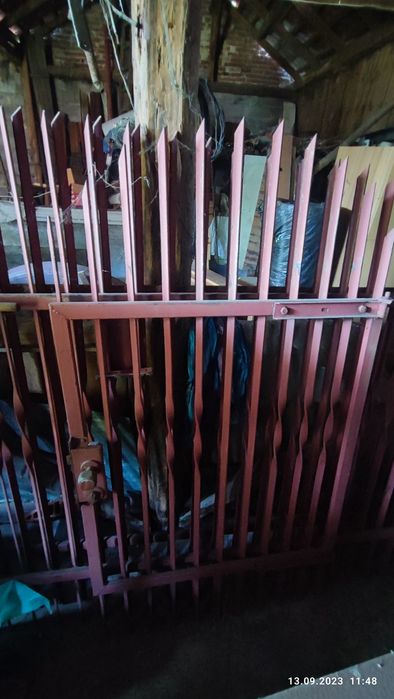 Ogrodzenie z płaskownika + brama + furtka