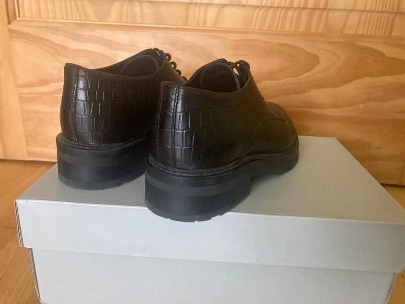 Skórzane Oksfordki Wojas r.36