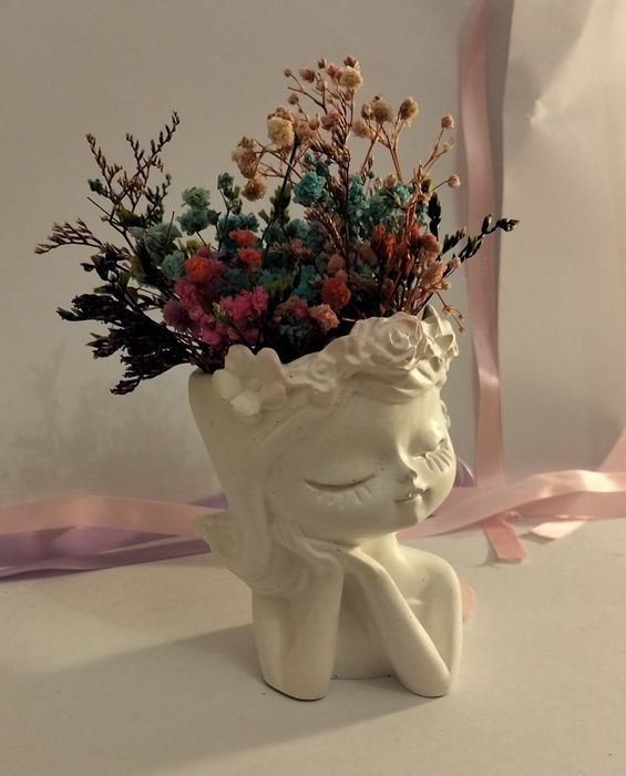 Boneca Decorativa Floral