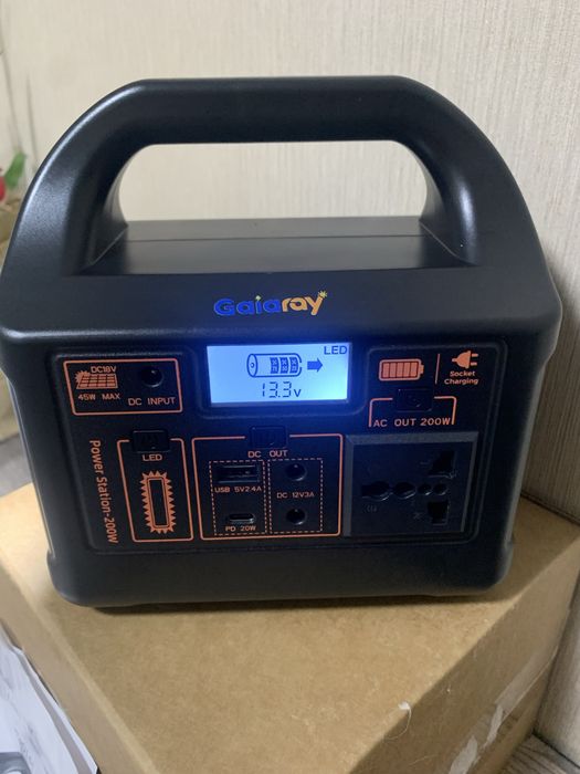 зарядна станція Gaiaray 200w 153.6Wh EG015Li павербанк