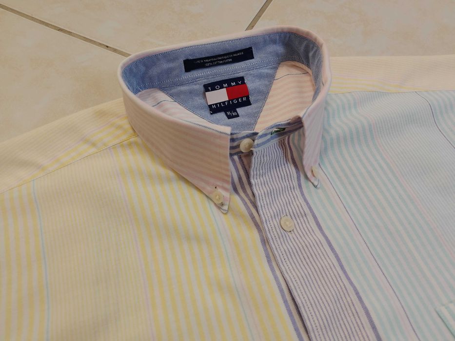 TOMMY HILFIGER USA - NOWA! z LOGO Koszula Męska rozmiar XXXL