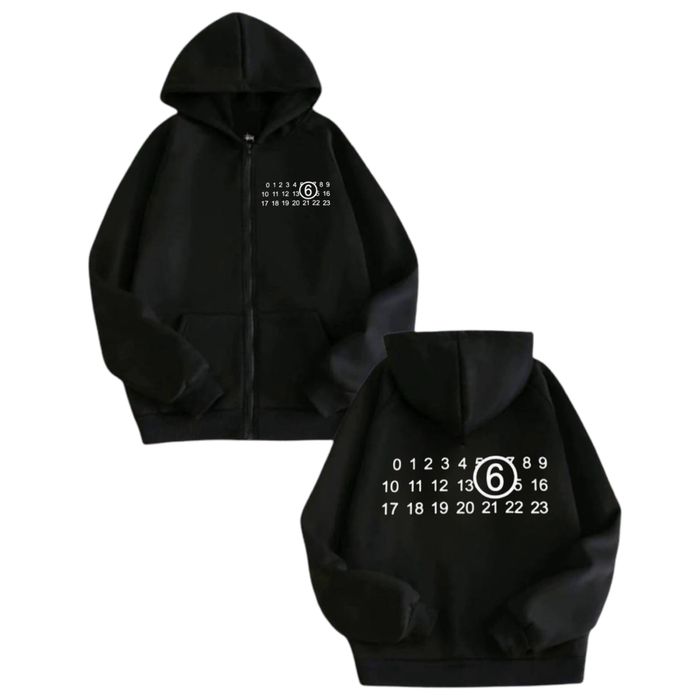 Зип-Худи Maison Margiela Paris Logo мейсон марджела MM6 унисекс New