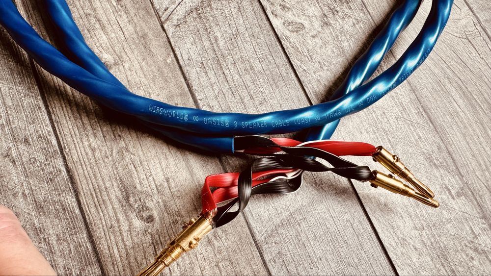 Wireworld oasis 8  + wtyki bananowe