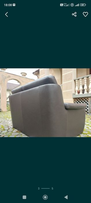 диван шкіра ліжко