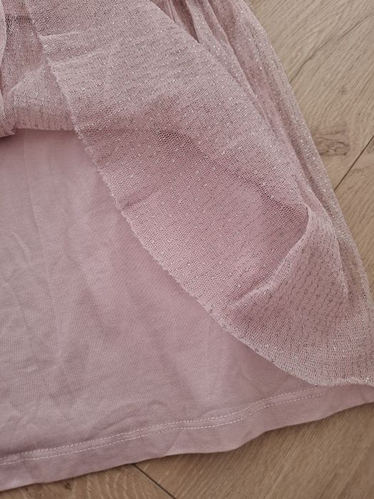 Zara sukienka 116 róż sesja święta boho wielkanoc