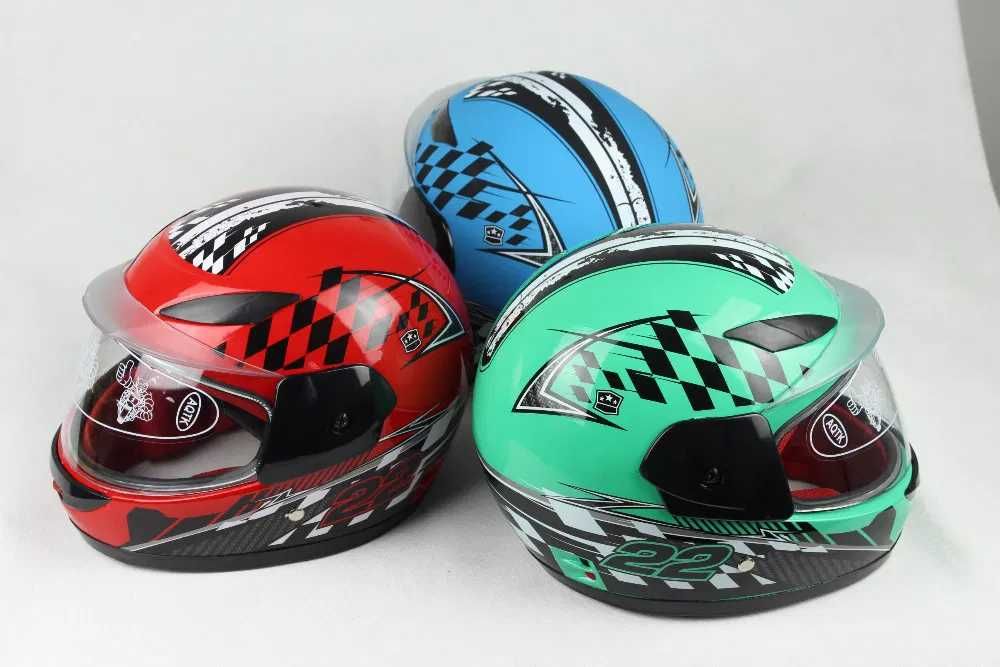 Kask Mini Junior dziecięcy mały zamknięty NOWY motocyklowy quad cros