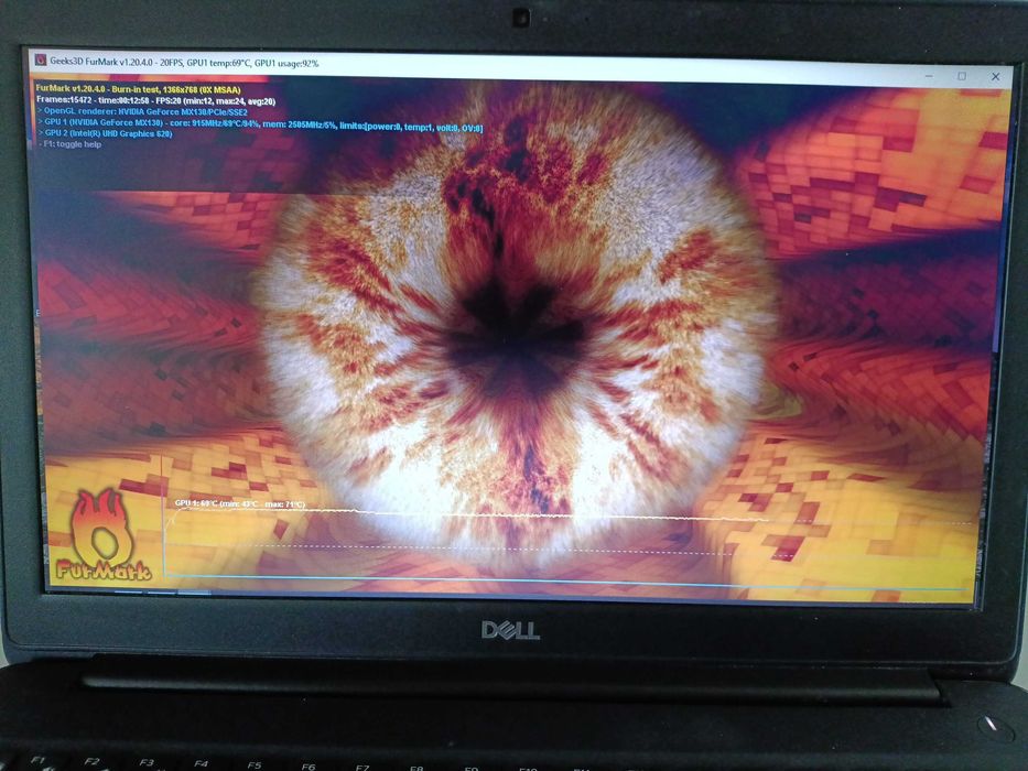 Dell Latitude 3500 15.6"  i7-8565U 8GB 256GB SSD GeForce MX130 Ігровий