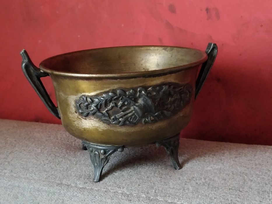 Vintage retro cukiernica platerowana