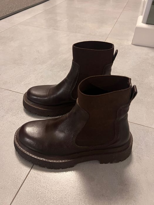 Buty jesienne skórzane