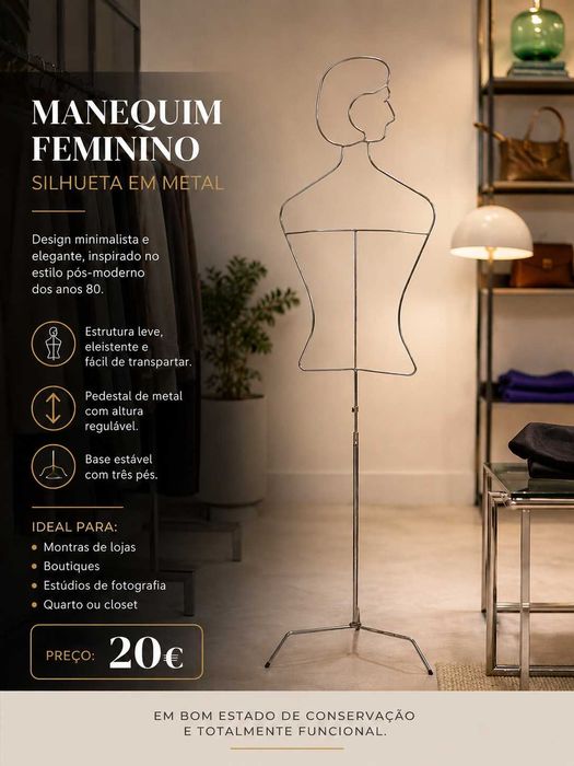 Manequim  silhueta feminina