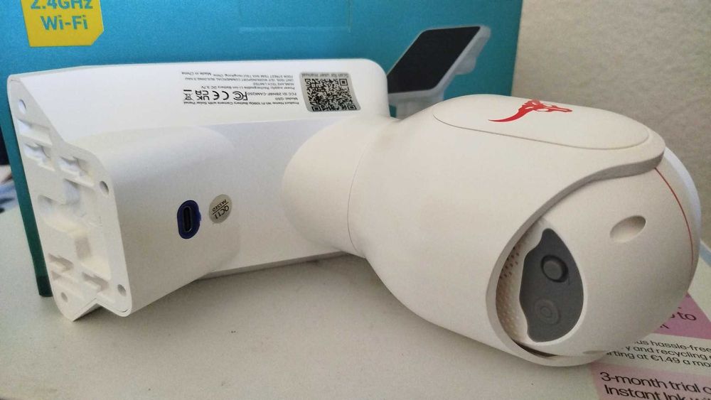 Câmara de Vigilância Solar Q50 1080p Wi-Fi 2.4GHz