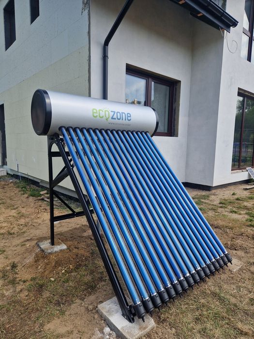 Kolektory słoneczne ciśnieniowe."MONTAŻ"