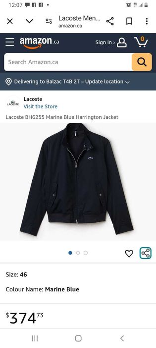 Куртка Lacoste, харік, вітровка, бомбер