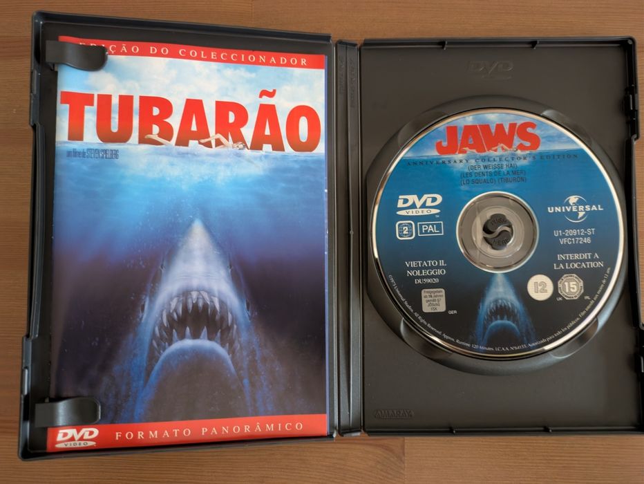 DVD " Tubarão - Edição Colecionador " 1975  (Como Novo)