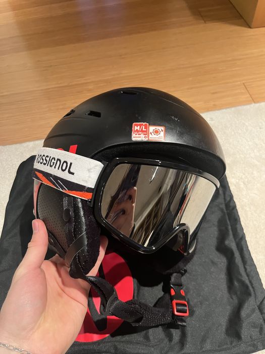 kask Rossignol Reply HP black red