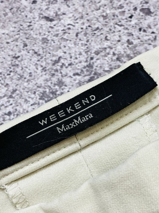 Женские белые айвори брюки штаны Max Mara M/L молочные