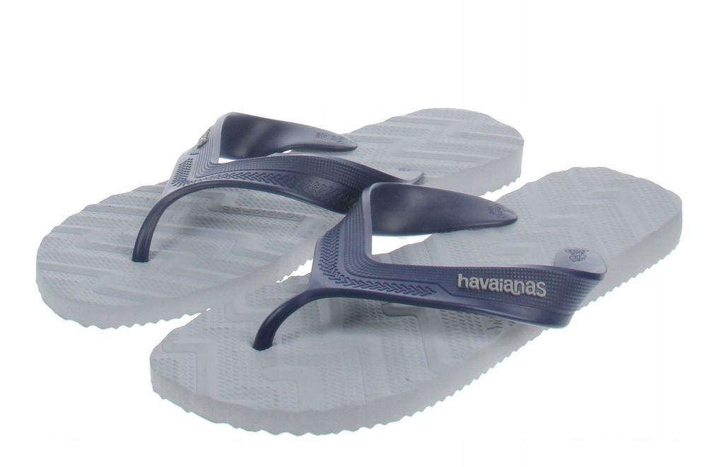Havaianas klasyczne męskie klapki granatowo szare na lato 45/46 1j1a