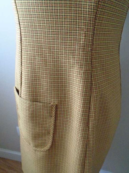 Vestido Lanidor aos quadradinhos