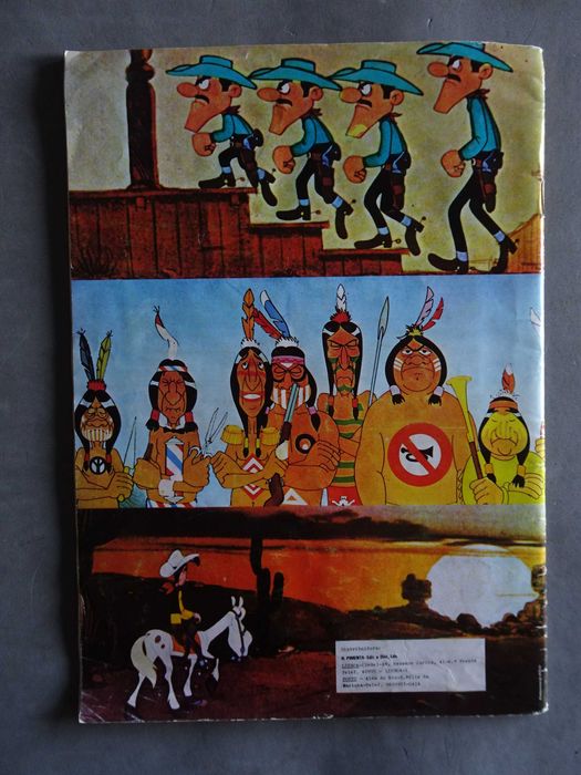 Caderneta de cromos Lucky Luke (faltam 6 cromos)