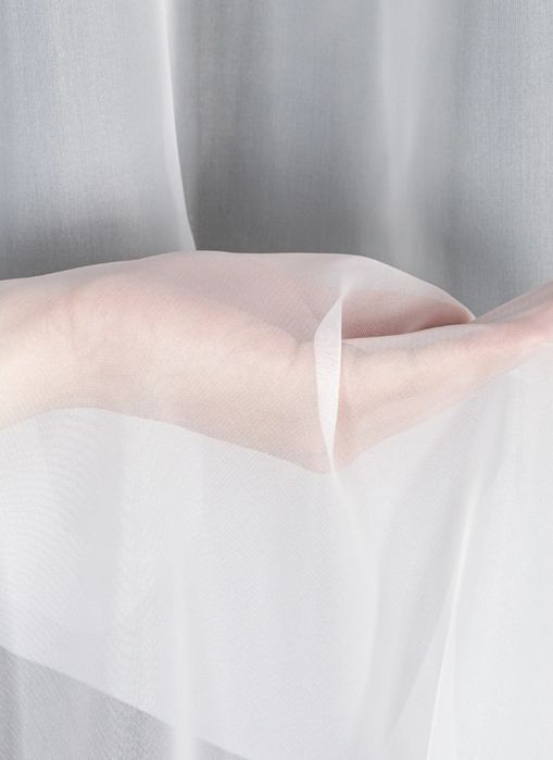 Firany woal biały 400x 250