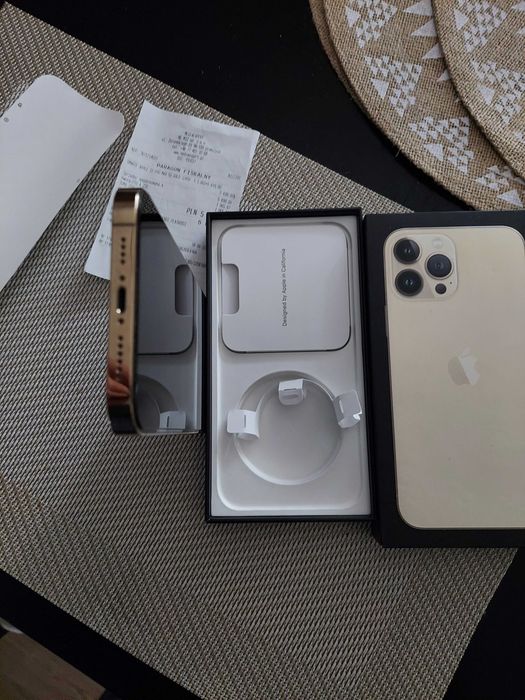 Iphone 13 Pro Max złoty wygląda jak nowy