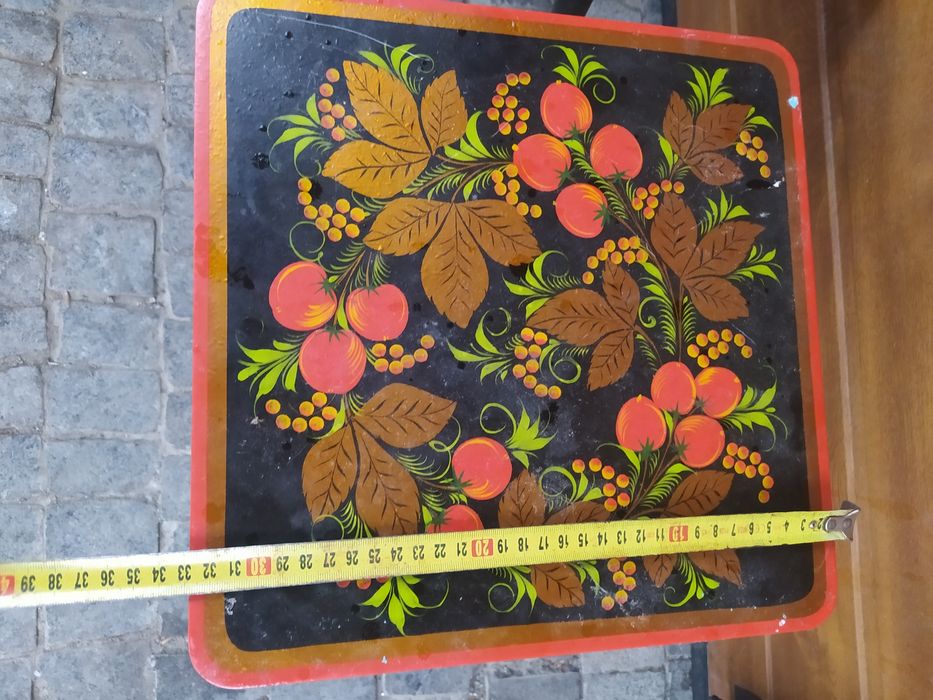 Табуретки, хохлома, Петраковская, Петраківська розпис