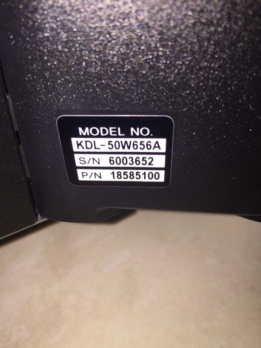 Smart TV Sony para peças