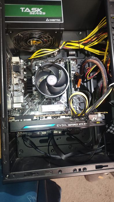 Бюджетний ігровий комп'ютер gtx 970(4gb), ryzen 3 1200, 16гб оперативи