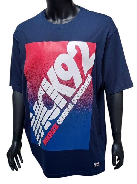 Bawełniana granatowa koszulka męska MCKENZIE, R. 2XL