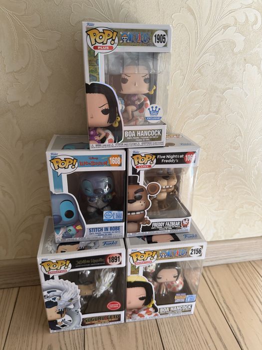 Funko Pop Jujutsu Kaisen: Funko Pop! Suguru Geto #1891+ Boa Hancock + Freddy+Stich+ Boa Hancock #2156