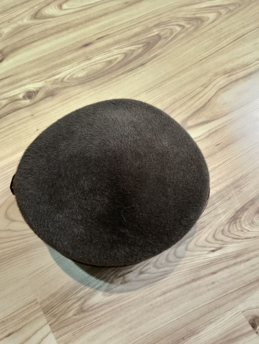 Brązowy Damski Kapelusz Z Futra Królika Peter Bettley