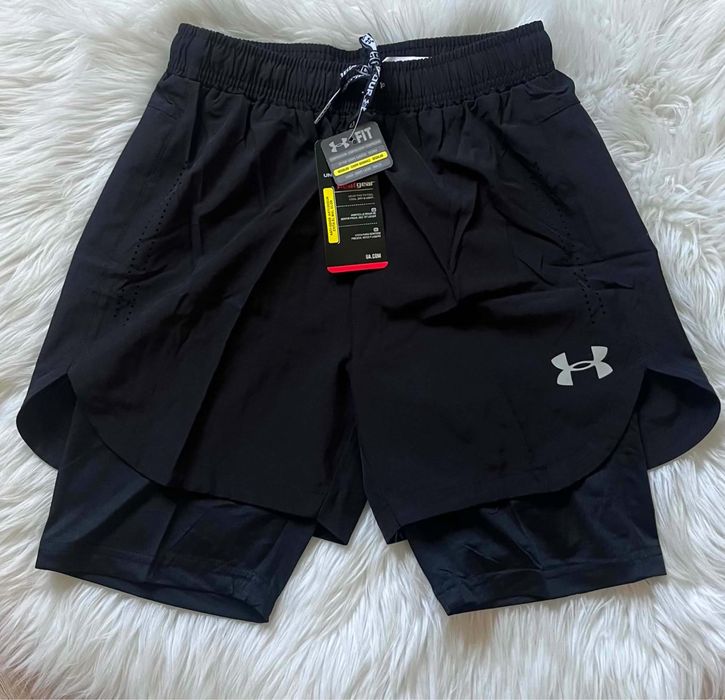 Nowe spodenki sporyowe Under Armour 2w1