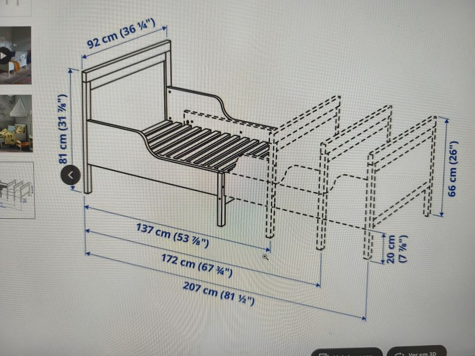 Cama criança Sundvik