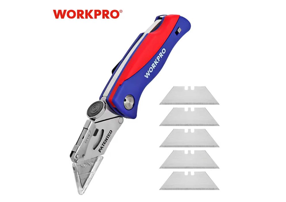 WORKPRO Складний ніж з 5 лезами