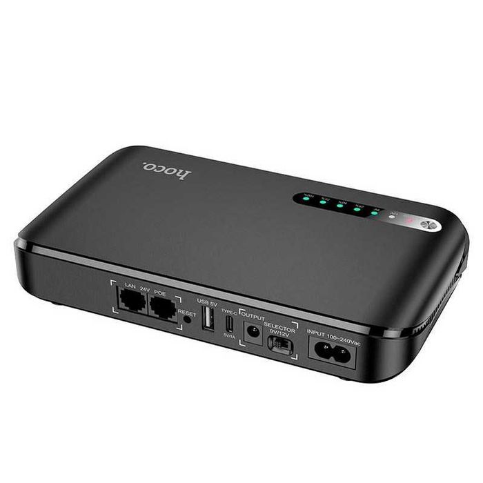 Джерело безперебійного живлення Mini UPS HOCO DB62 (20000mAh / 64Wh)