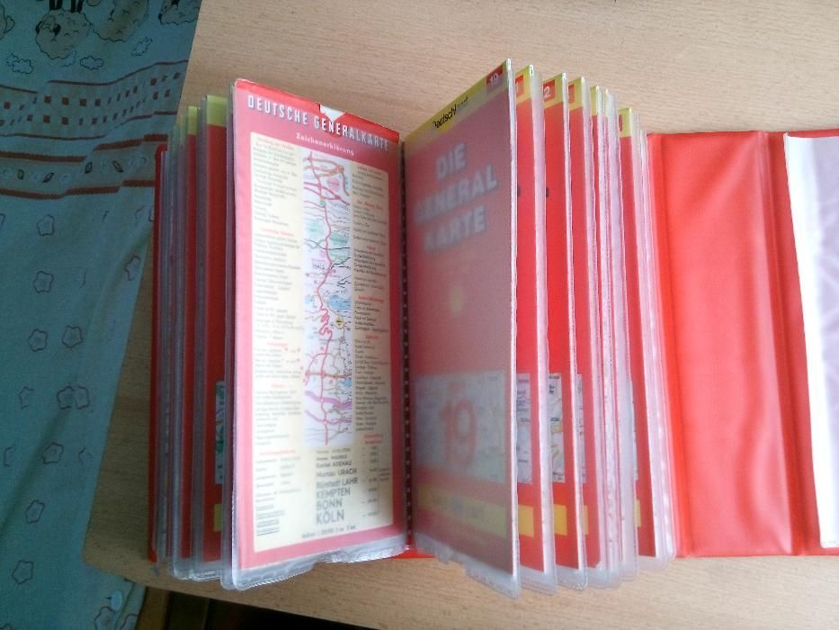Zestaw map Niemiec