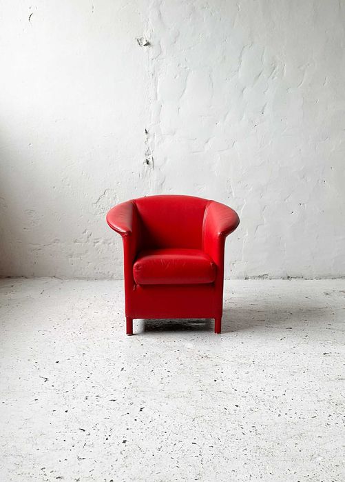 Wittmann fotel Aura proj. Paolo Piva skóra lata 80 90 vintage