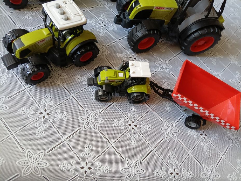 Traktory przyczepy pojazdy dla chlopca