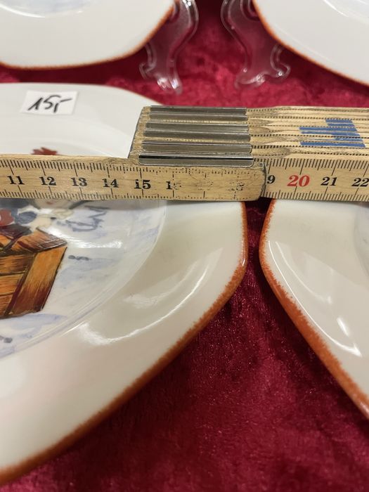 Porcelanowe talerzyki 6 szt