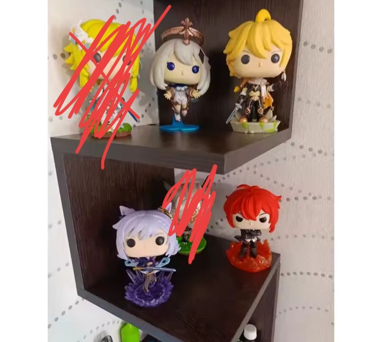 Genshin impact Funko pop Zestaw
