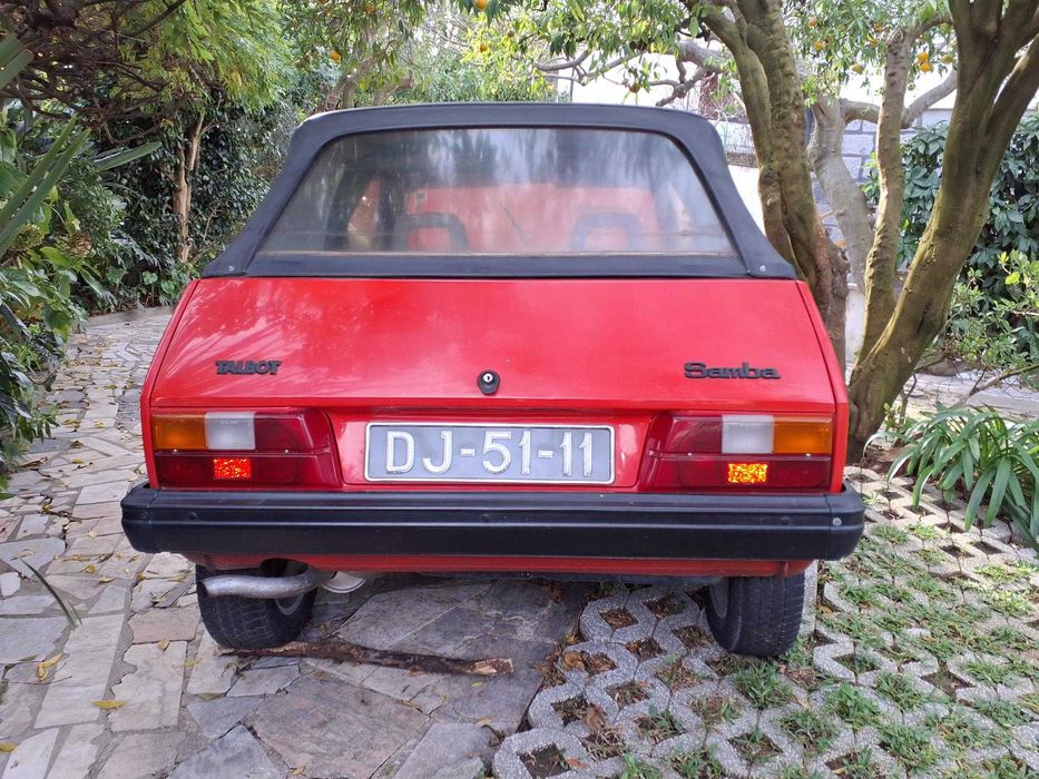 Talbot Samba Cabriolet Vermelho