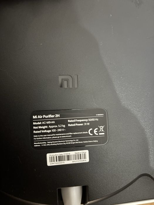 Purificador de ar Xiaomi Mi Air Purifier 2H