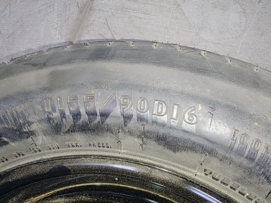 Dodge Caliber Sebring koło dojazdowe 16 5x114,3 T155/90D16 lewarek