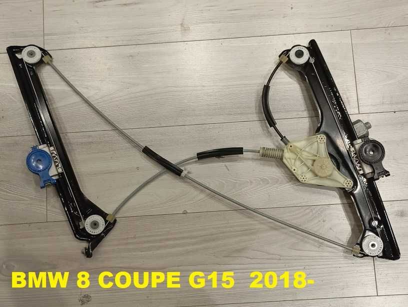 Podnośnik Mechanizm Szyby BMW Serii 8 Coupe G15 Prawy Przód 18- [5a]